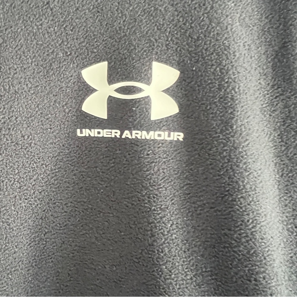 UNDER ARMOUR Black Blue Pink Fleece Loose Fit Hoodie - Men's Size XL - Picture 6 of 9